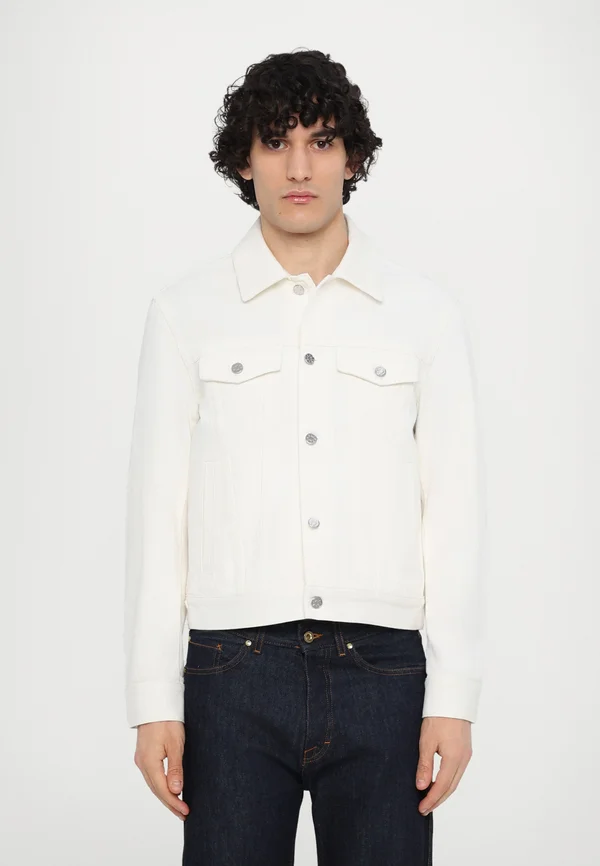 CLASSIC JACKET - Jeansjacke - ecru wash