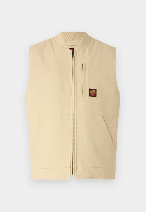 CLASSIC LABEL VEST UNISEX - Weste - blond wood