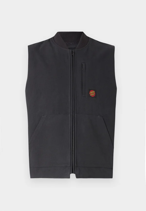 CLASSIC LABEL VEST UNISEX - Weste - washed black