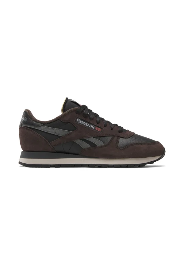 CLASSIC LEATHER UNISEX - Sneaker low - black dark matter grey