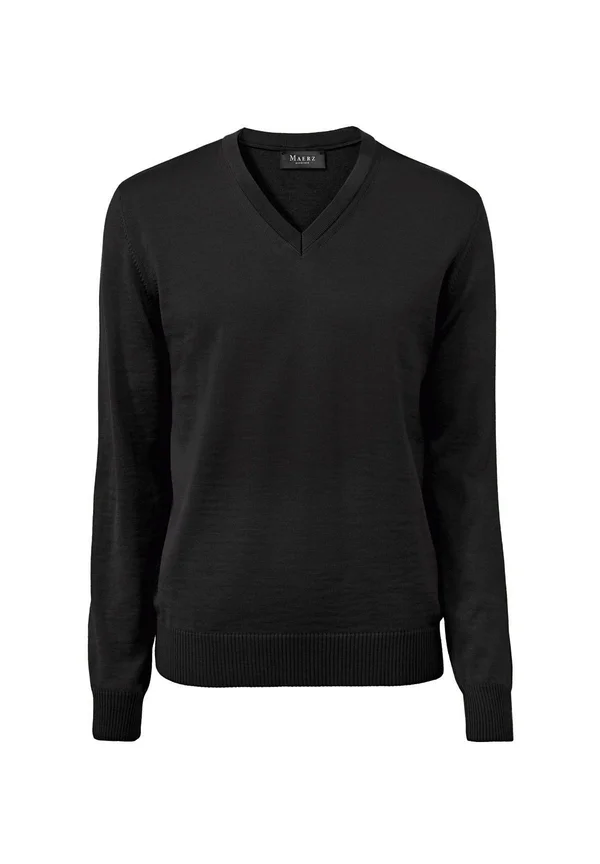 CLASSIC LINE: V-AUSSCHNITT - Strickpullover - anthrazit