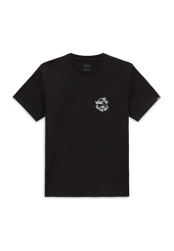 CLASSIC MINI DUAL PALM II - T-Shirt print - black iceberg green