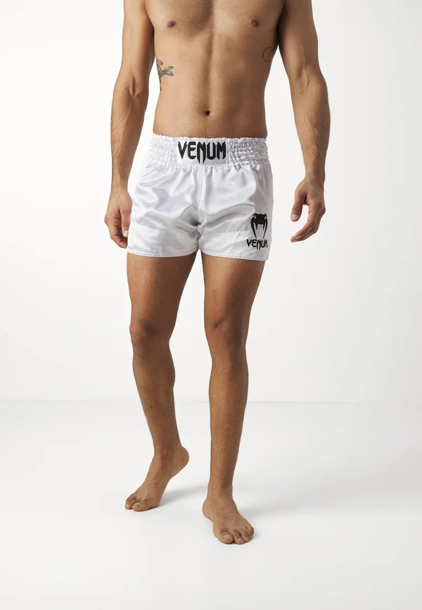 CLASSIC MUAY THAI - Kurze Sporthose - white/black