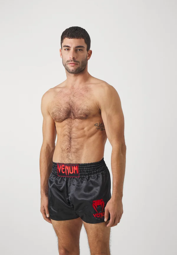CLASSIC MUAY THAI SHORTS - Kurze Sporthose - black/red