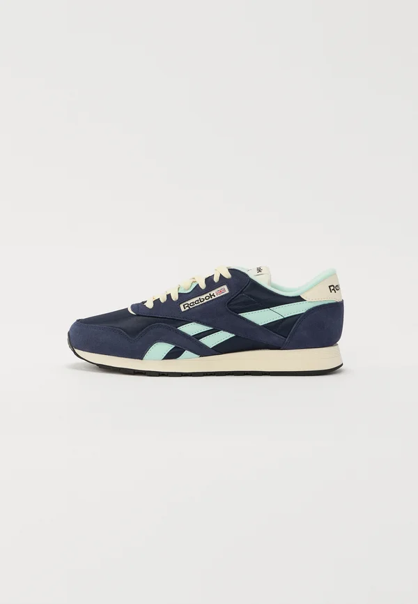 CLASSIC NYLON UNISEX - Sneaker low - vector navy/glitch aqua/vintage chalk