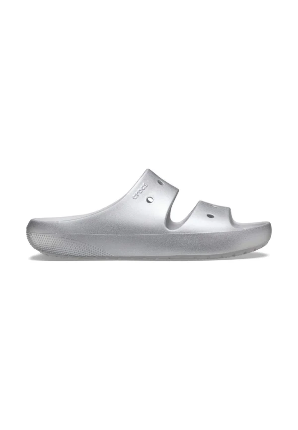 CLASSIC - Pantolette flach - silver