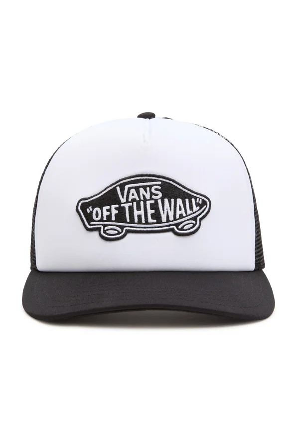 CLASSIC PATCH CURVED BILL TRUCKER - Cap - black white