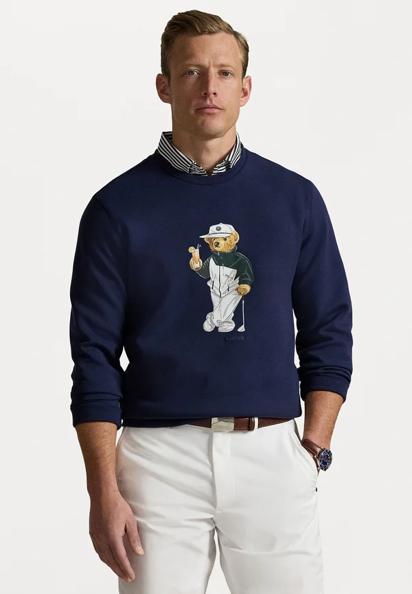 CLASSIC POLO BEAR DOUBLE KNIT SWEATSHIRT - Sweatshirt - refined navy
