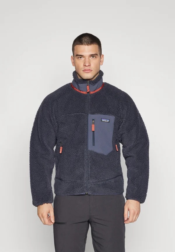 CLASSIC RETRO - Fleecejacke - smolder blue