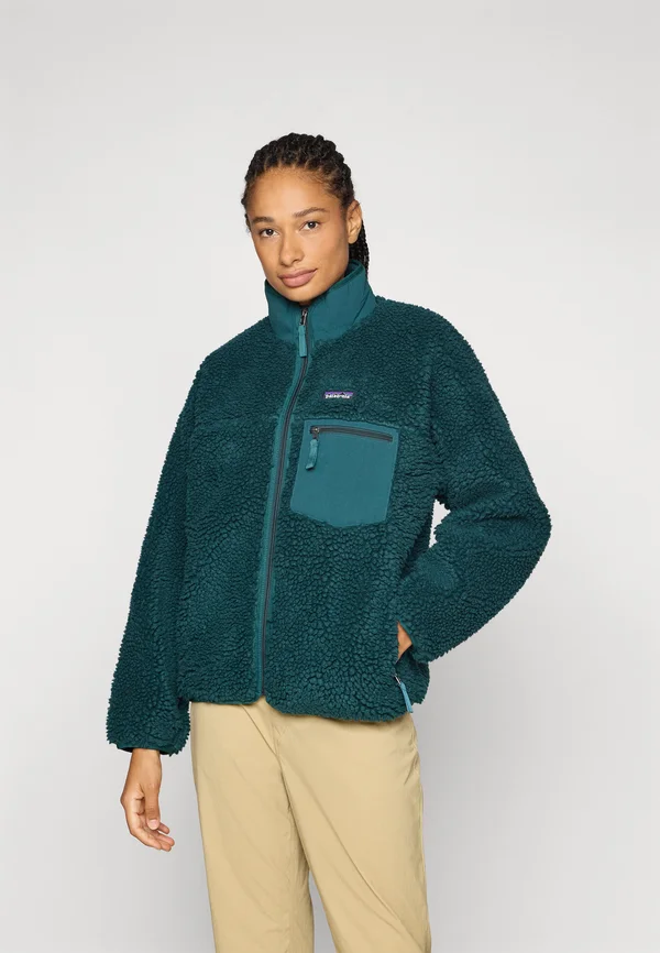 CLASSIC RETRO-X - Fleecejacke - cascade green