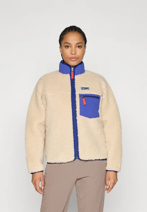 CLASSIC RETRO-X - Fleecejacke - dark natural