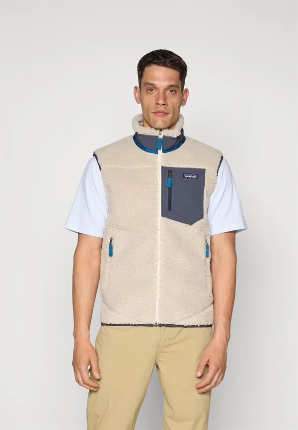 CLASSIC RETRO-X VEST - Weste - natural/smolder blue