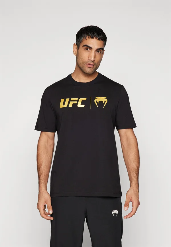 CLASSIC - T-Shirt print - black/gold
