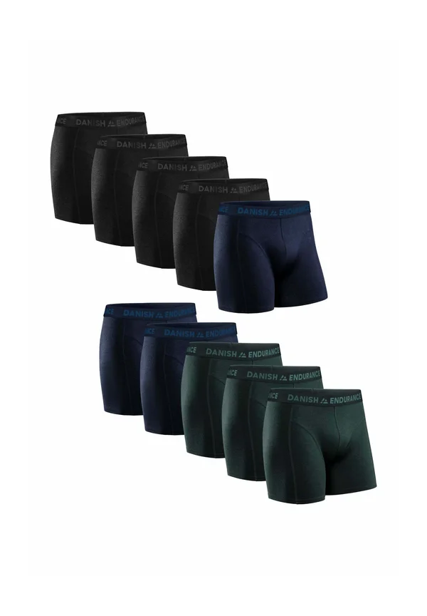 CLASSIC TRUNKS - Boxershorts - black/blue melange/green