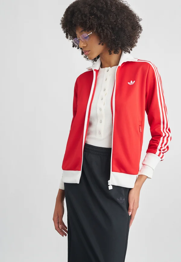 CLASSIC TT - Sweatjacke - better scarlet/white