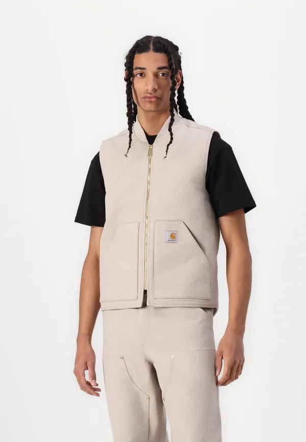 CLASSIC VEST  - Weste - dusky beige stone