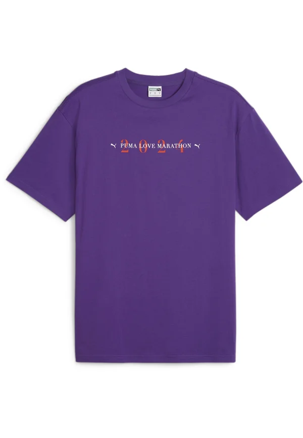 CLASSICS LOVE MARATHON GRAPHIC TEE - T-Shirt print - iris