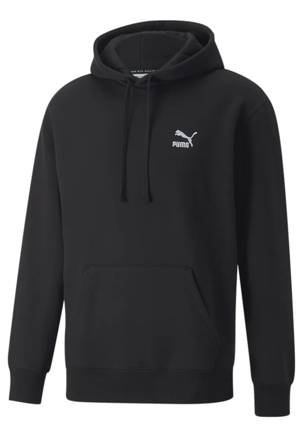 CLASSICS SMALL LOGO FL - Kapuzenpullover - puma black