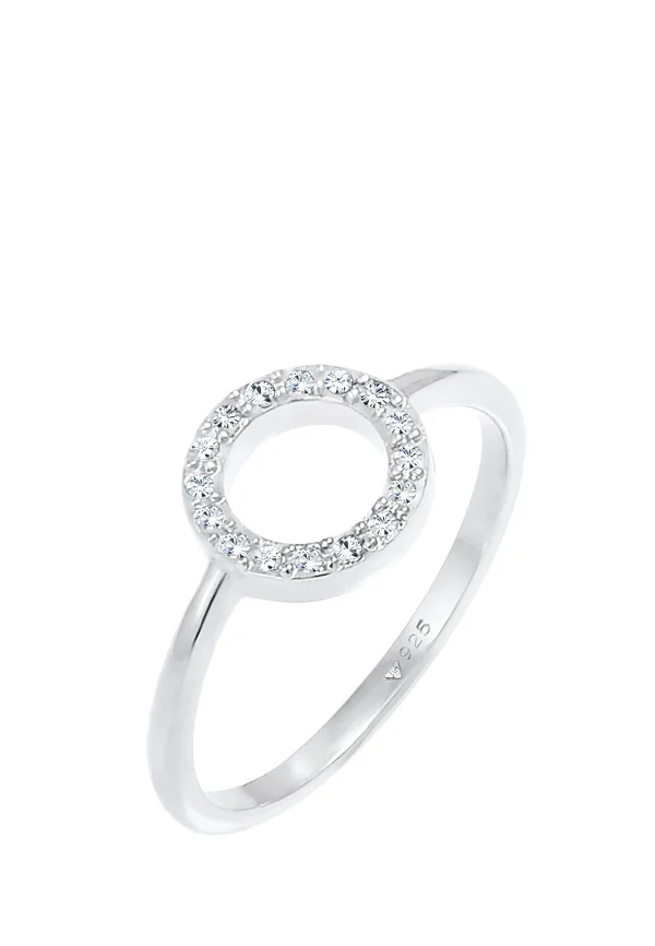 CLASSY CIRCLE - Ring - silberfarben