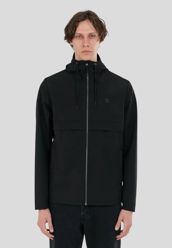 CLAYTON - Regenjacke / wasserabweisende Jacke - schwarz