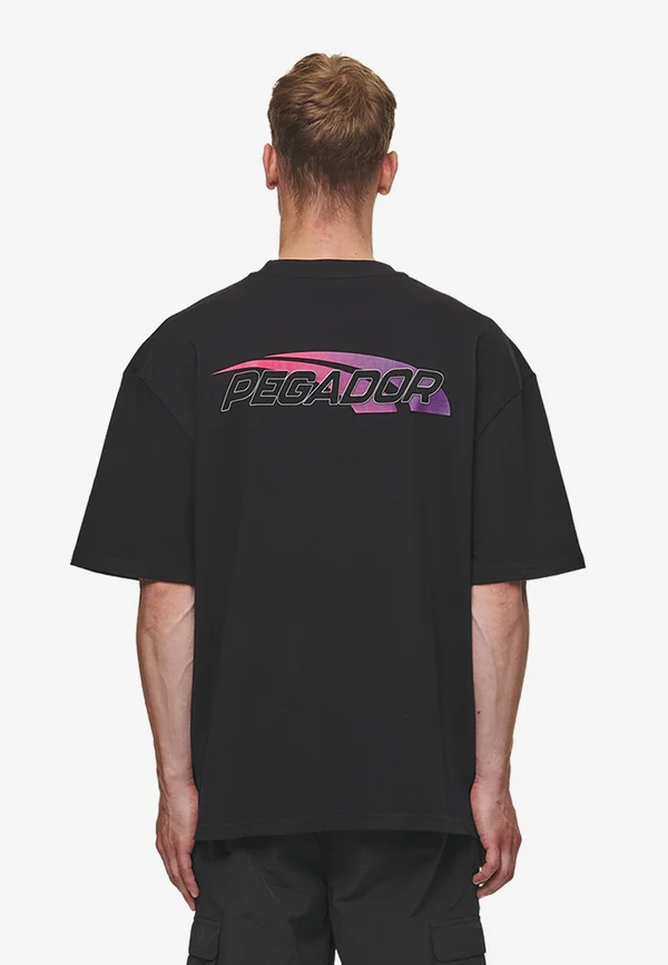 CLAYTON TEE - T-Shirt print - washed black