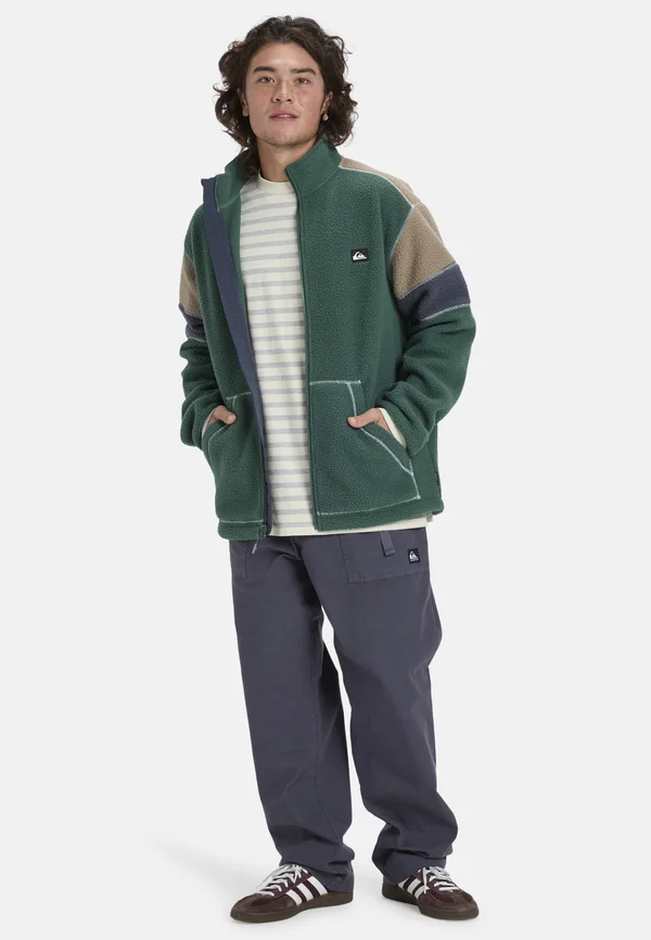CLEAN COAST BLOCK - Fleecejacke - trekking green
