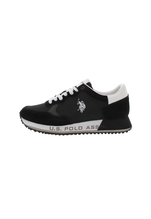 CLEEF - Sneaker low - black white grey