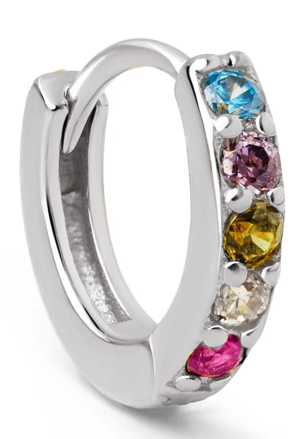 CLEO M COLORS - Einzelner Ohrring - plata color