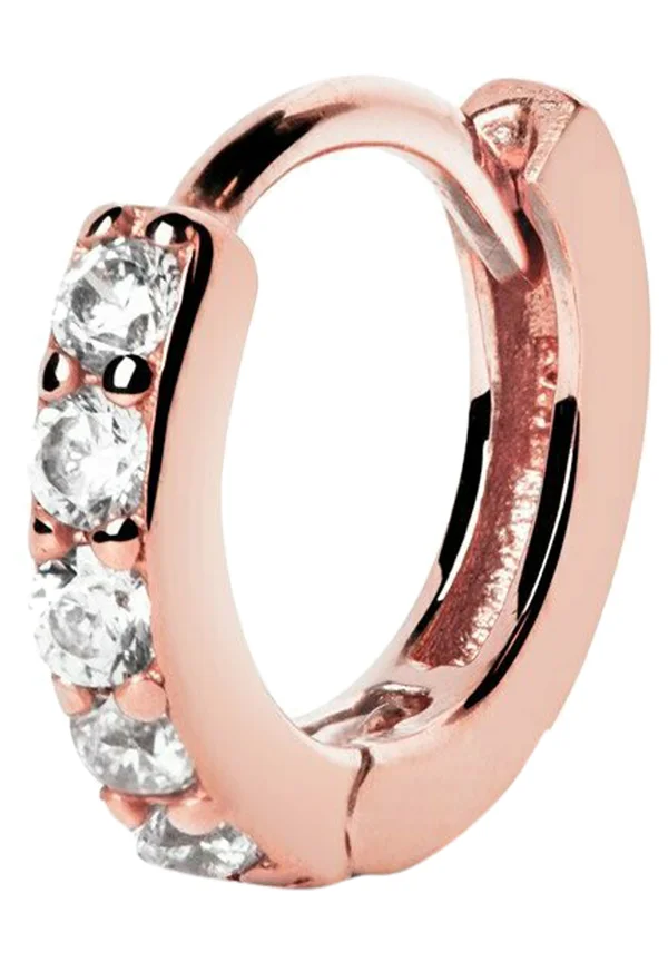 CLEO M PERIDOT - Einzelner Ohrring - color oro rosa