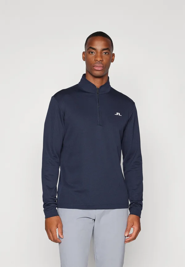 CLIDE QUARTER ZIP MID LAYER - Langarmshirt - navy