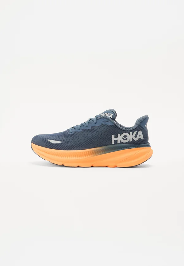 CLIFTON 9 - Laufschuh Straße - dark blue/orange