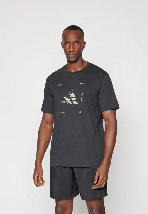 CLIMACOOL LOGO GRAPHIC - Sport T-Shirt - black