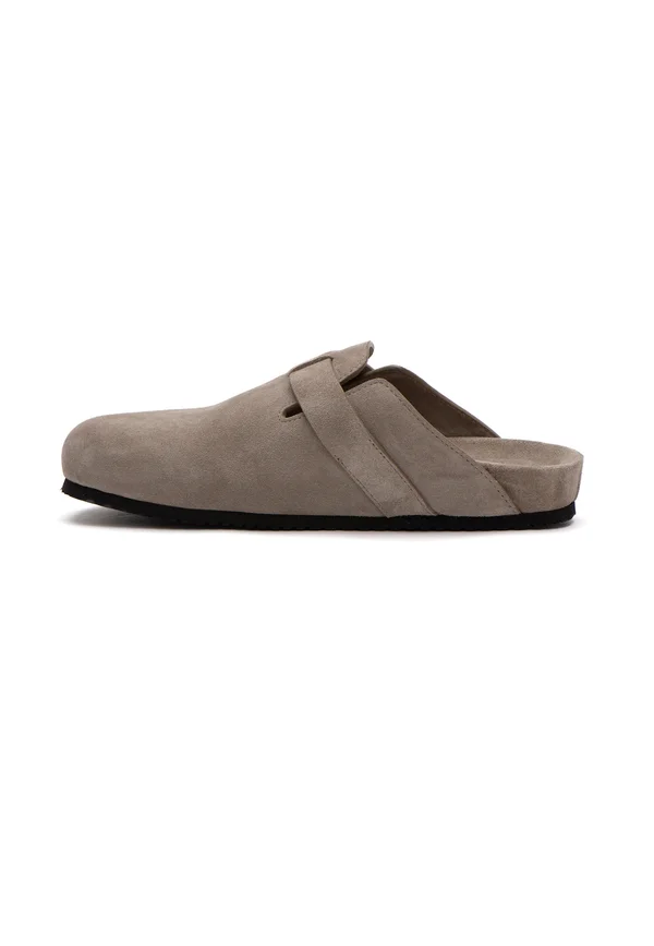 Clogs - taupe