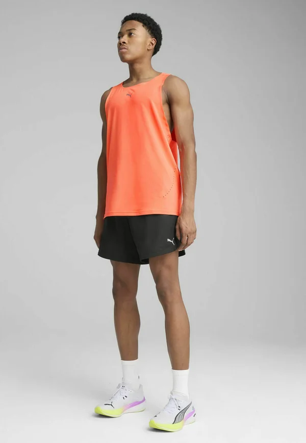 CLOUDSPUN TANK - Top - glowing red