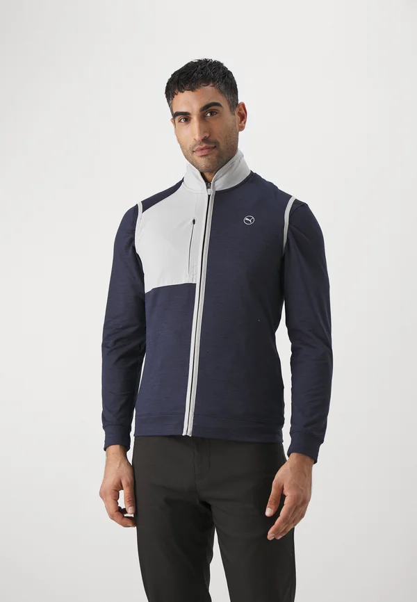 CLOUDSPUN VEST - Weste - deep navy heather/ash gray