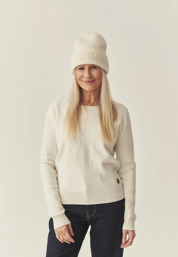 CLOUDY - Strickpullover - cream white