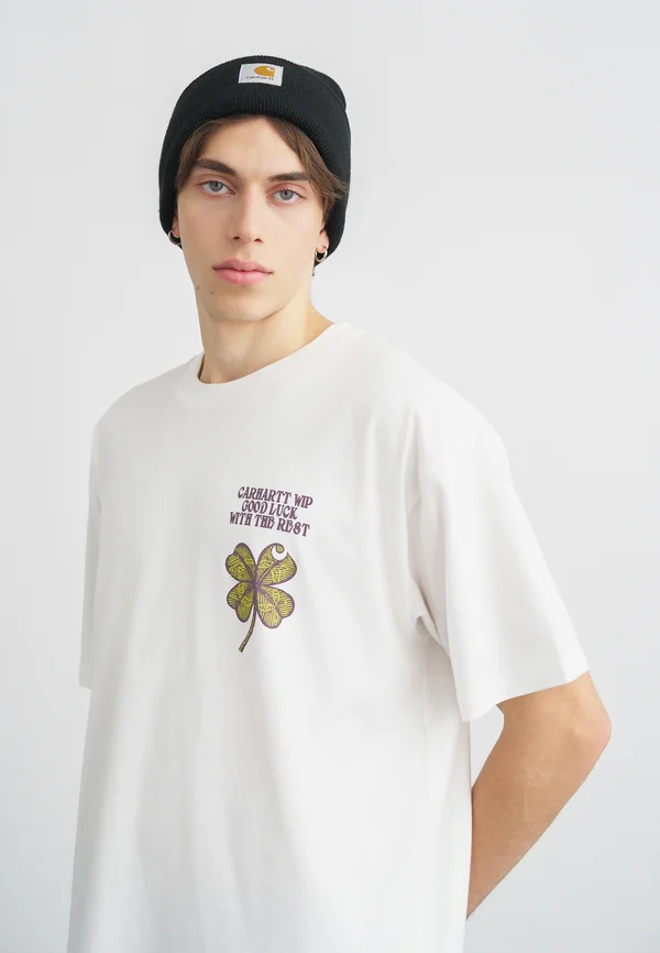 CLOVER - T-Shirt print - white