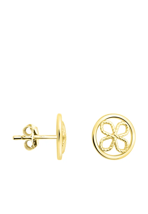 CLOVERLEAF CIRCLE - Ohrringe - gold coloured