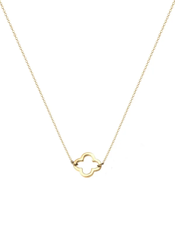 CLOVERLEAF - Halskette - gold-coloured