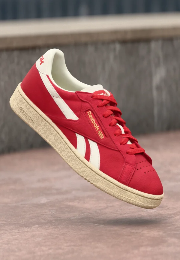 CLUB C GROUNDS UNISEX - Sneaker low - vector red/paper white/chalk