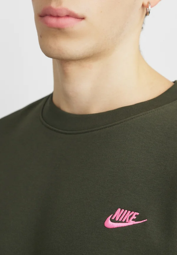 CLUB CREW - Sweatshirt - sequoia/pinksicle