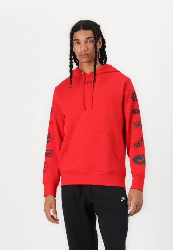 CLUB HOODIE CYCLE - Sweatshirt - university red/black
