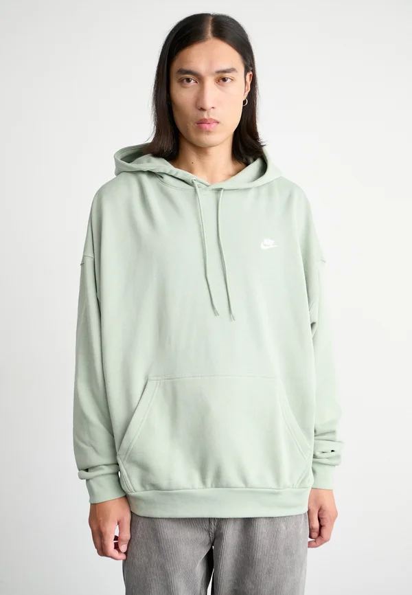 CLUB OVERSIZED - Kapuzenpullover - jade horizon/white
