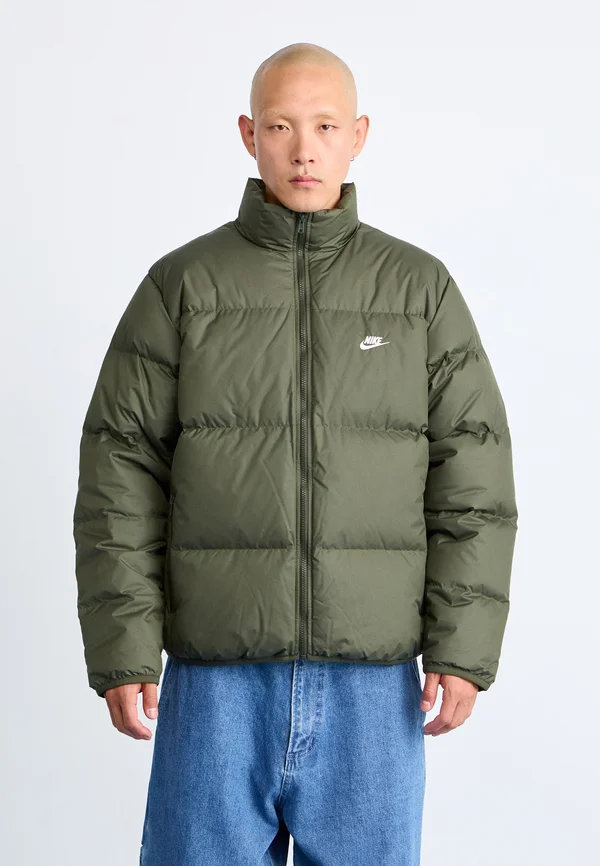 CLUB PUFFER JACKET - Daunenjacke - sequoia/white