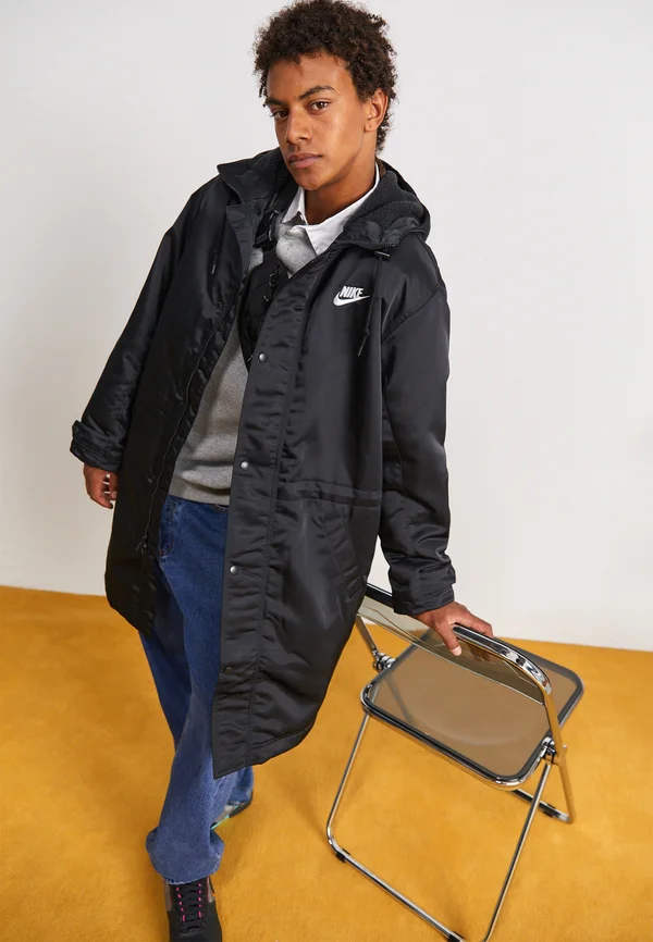 CLUB STADIUM - Parka - black/white