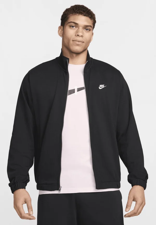 CLUB - Sweatjacke - black white