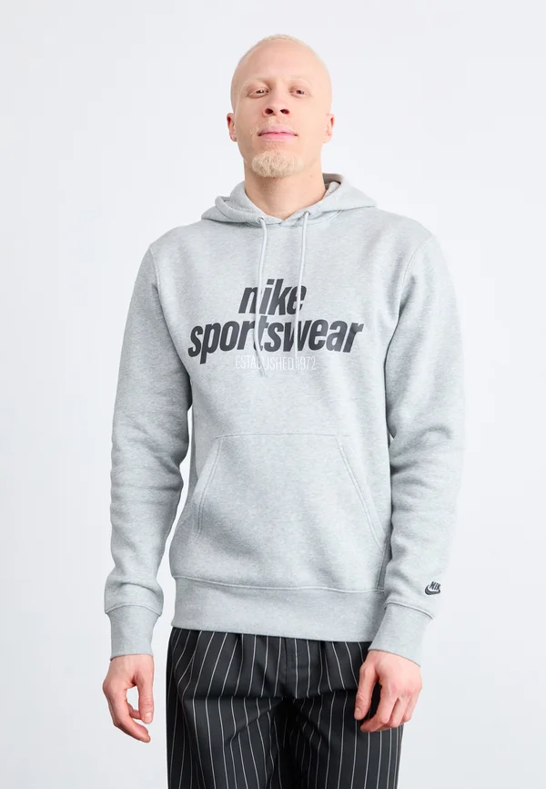 CLUB - Sweatshirt - dark grey heather/light smoke grey/black