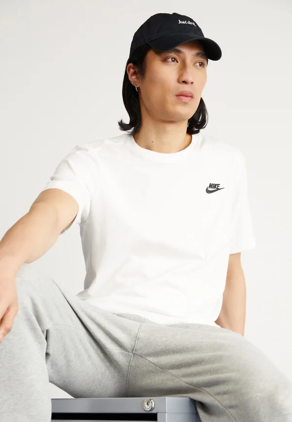CLUB TEE - T-Shirt basic - white/black