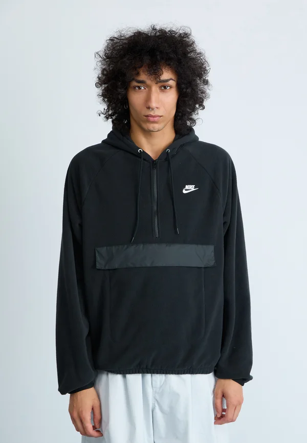 CLUB WINTER - Kapuzenpullover - black/white