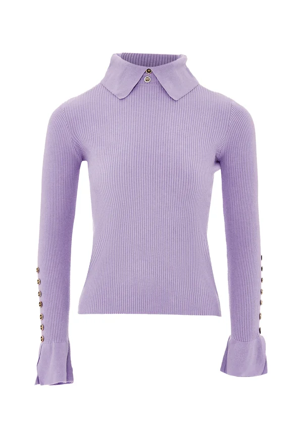 CO-BRANDED WITH CAISSA - Strickpullover - lavendel